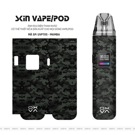 Dán Skin Pod Vân Nổi Mamba MIdnight | UVPT05
