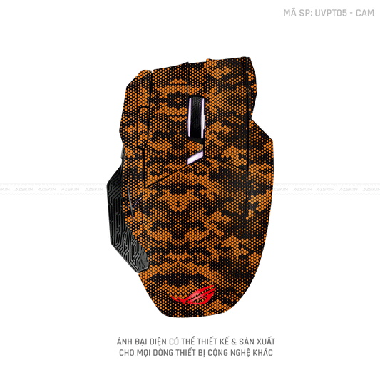 Skin Dán Chuột Asus Vân Nổi Mamba Cam | UVPT05