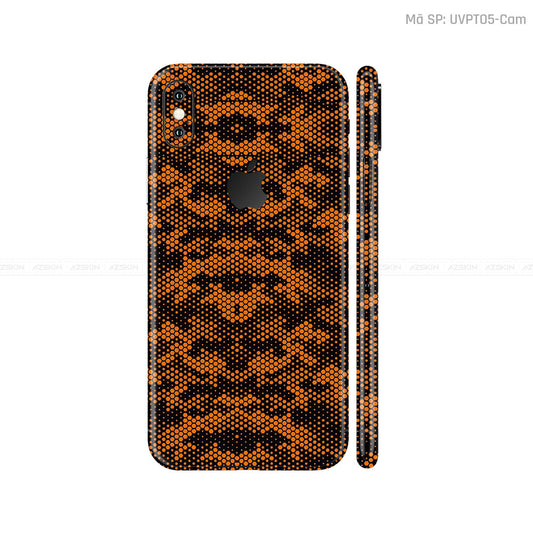 Dán Skin IPhone X Series Vân Mamba Cam | UVPT05