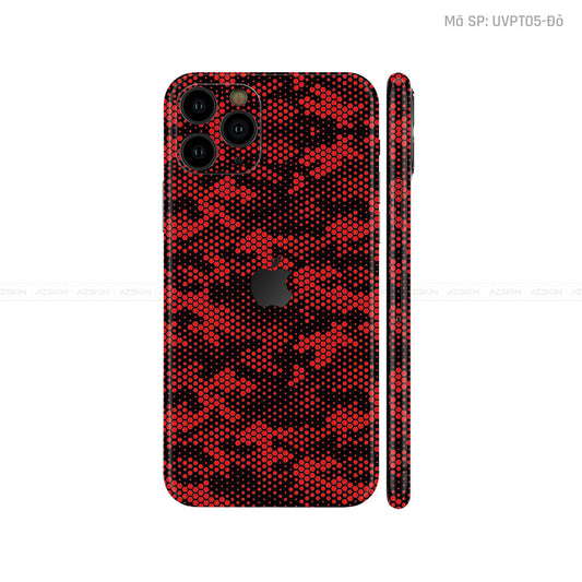 Dán Skin IPhone 11 Series Vân ICON Mamba Đỏ | UVPT04