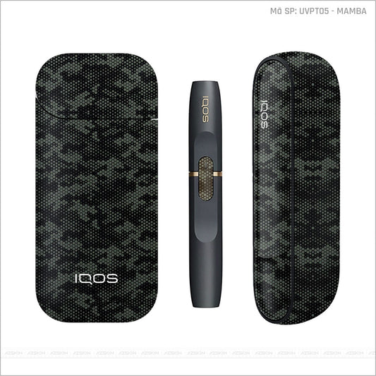 Dán Skin IQOS Vân Manba Midnight | UVPT05