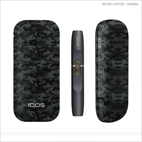 Dán Skin IQOS Vân Manba Midnight | UVPT05