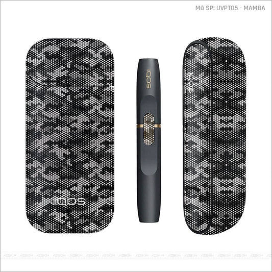 Dán Skin IQOS Vân Manba Trắng | UVPT05