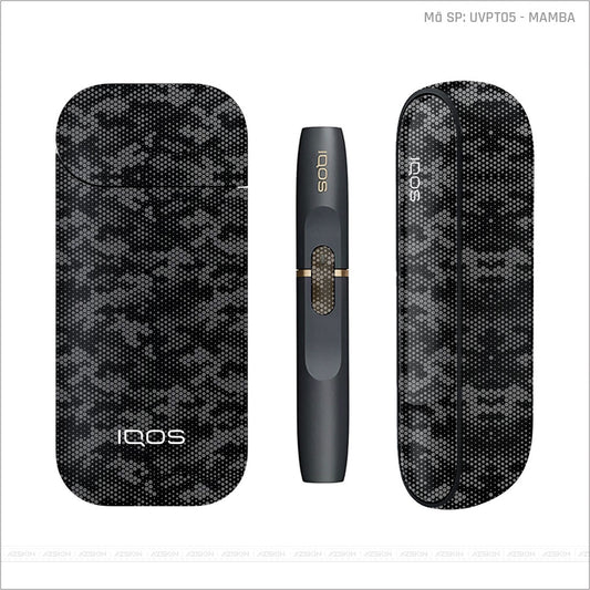 Dán Skin IQOS Vân Manba Xám | UVPT05