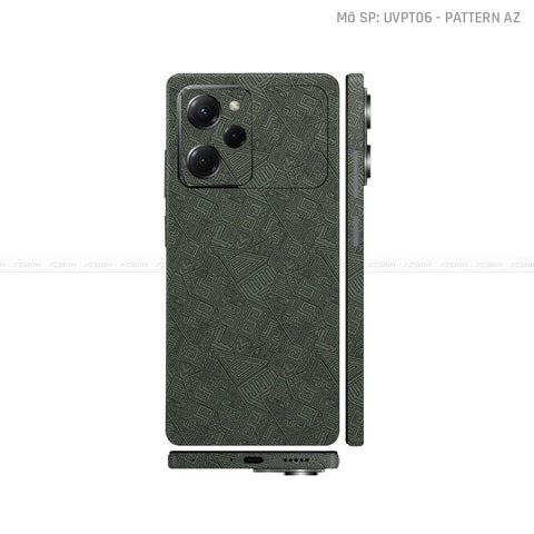 Dán Skin POCO Series Vân Nổi Pattern AZ Midnight | UVPT06