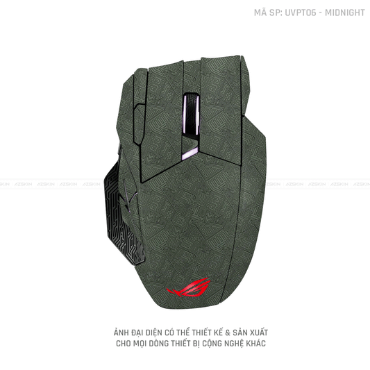 Skin Dán Chuột Asus Vân Nổi PATTERN AZ Midnight | UVPT06