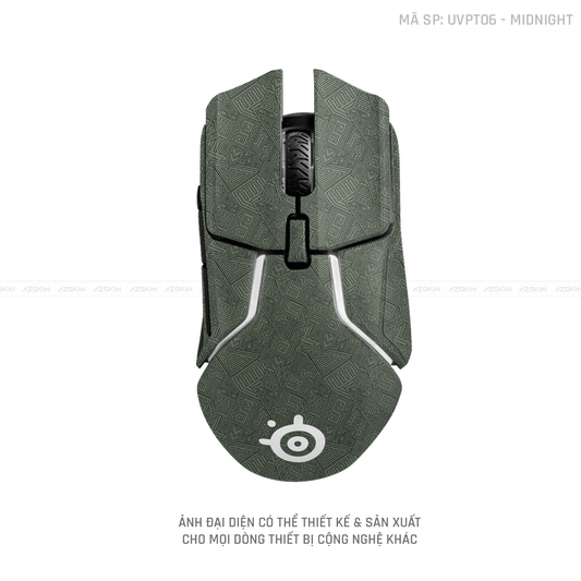 Skin Dán Chuột Steelseries Vân Nổi CAMO URBAN MIDNIGHT | UVPT08