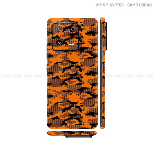 Dán Skin Xiaomi 14 Series Vân Nổi Camo Urban | UVPT08