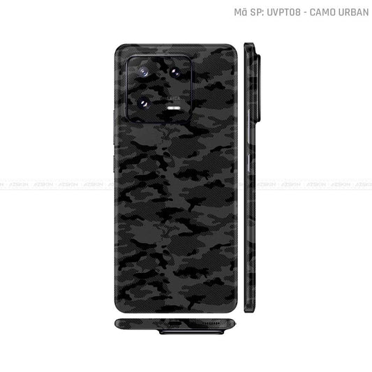 Dán Skin Xiaomi 14 Series Vân Nổi Camo Urban | UVPT08