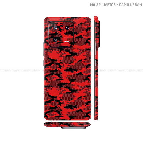 Dán Skin Xiaomi 14 Series Vân Nổi Camo Urban | UVPT08