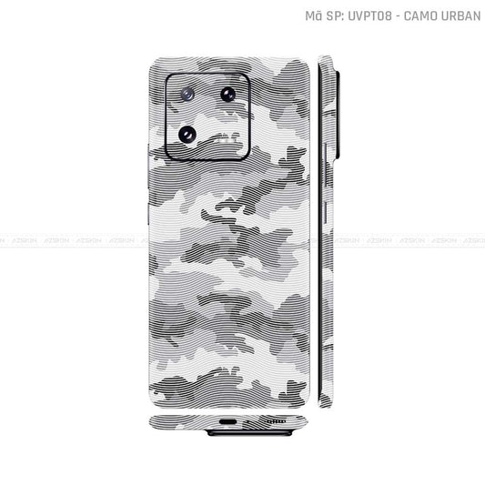 Dán Skin Xiaomi 14 Series Vân Nổi Camo Urban | UVPT08