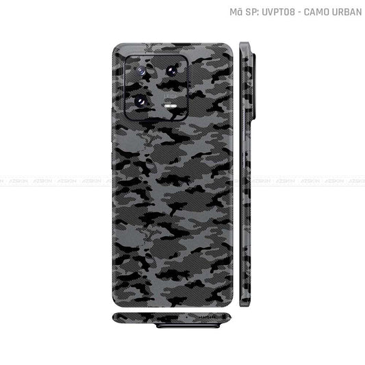 Dán Skin Xiaomi 14 Series Vân Nổi Camo Urban | UVPT08