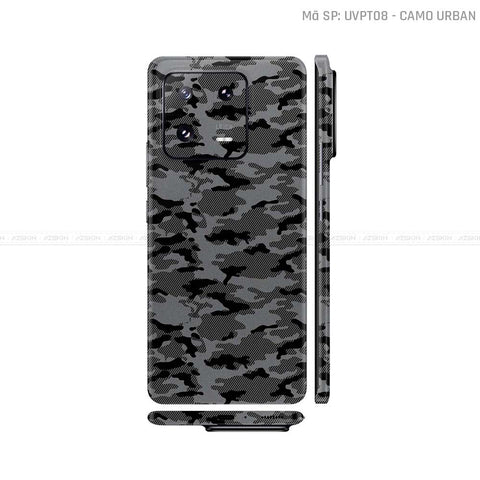 Dán Skin Xiaomi 14 Series Vân Nổi Camo Urban | UVPT08