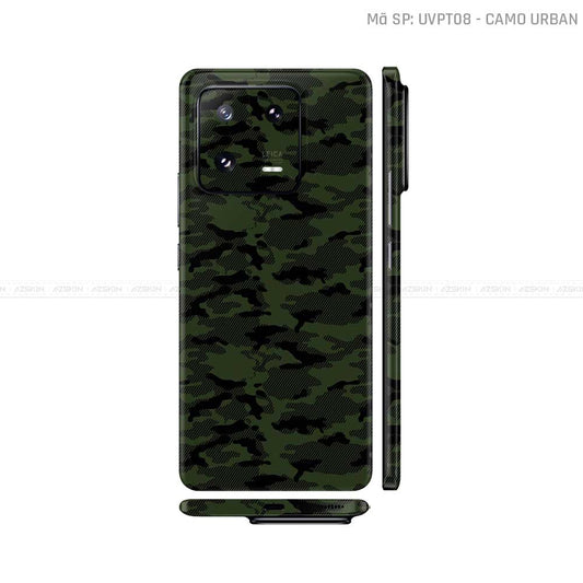 Dán Skin Xiaomi 14 Series Vân Nổi Camo Urban | UVPT08