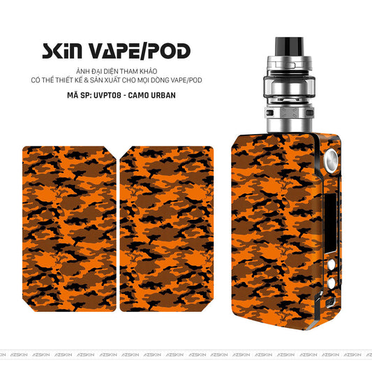 Dán Skin Vape Vân Camo Urban Cam | UVPT08