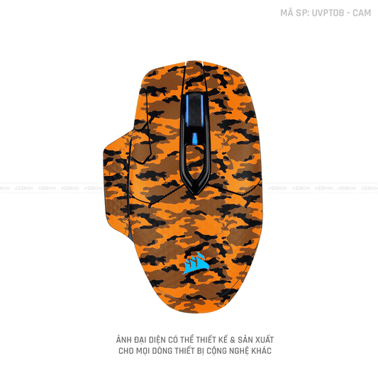 Skin Dán Chuột Corsair Vân Nổi Camo Urban Cam | UVPT08