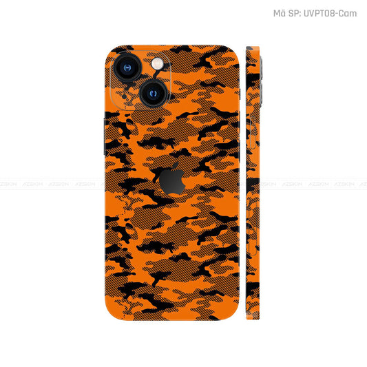 Dán Skin IPhone 14 Series Vân Camo Urban Cam | UVPT08