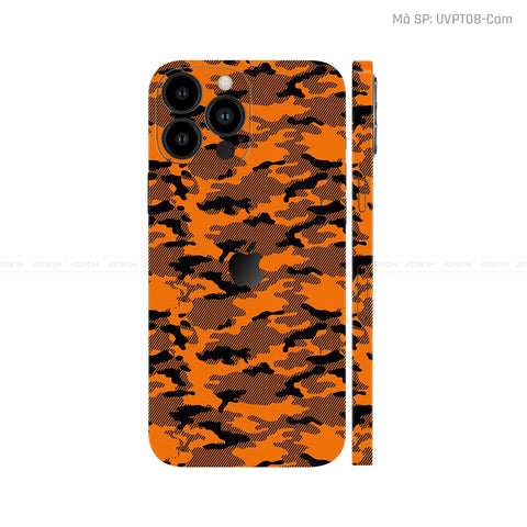 Dán Skin IPhone 16 Series Vân Camo Urban Cam | UVPT08