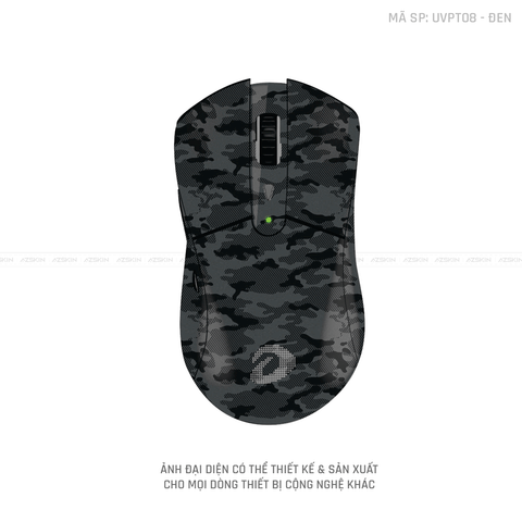 Skin Dán Chuột Dareu Vân Nổi Hình CAMO URBAN Đen | UVPT08