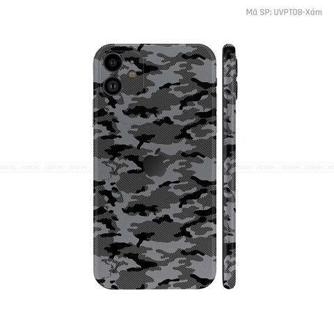 Dán Skin IPhone 11 Series Vân Camo Urban Xám | UVPT08