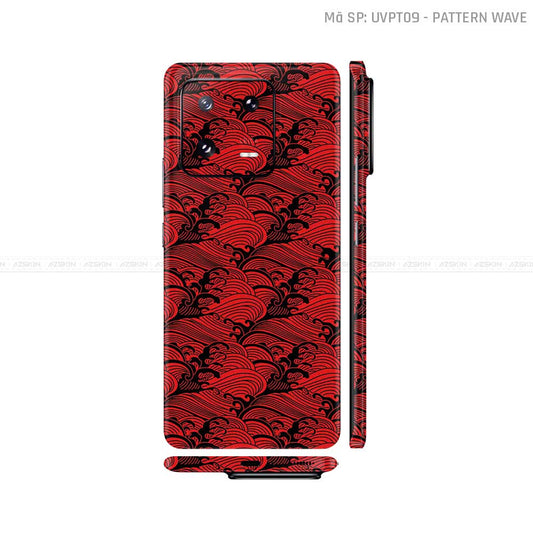 Dán Skin Xiaomi 14 Series Vân Nổi Vân Sóng | UVPT09