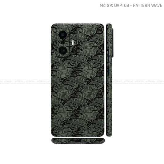 Dán Skin Xiaomi 11 Series Vân Sóng Midnight | UVPT09