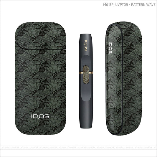 Dán Skin IQOS Vân Pattern Wave Midnight | UVPT09