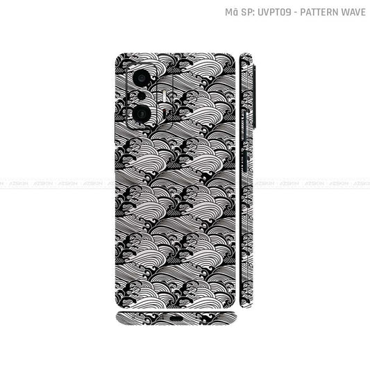 Dán Skin Xiaomi 11 Series Vân Sóng Trắng | UVPT09