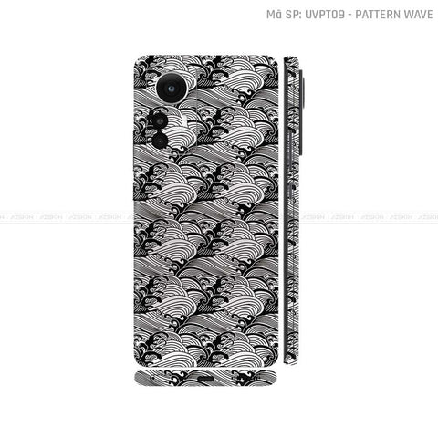 Dán Skin Xiaomi 12 Series Vân Sóng Bạc | UVPT09