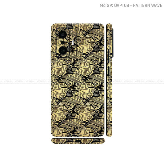 Dán Skin Xiaomi 11 Series Vân Sóng Vàng Đồng | UVPT09