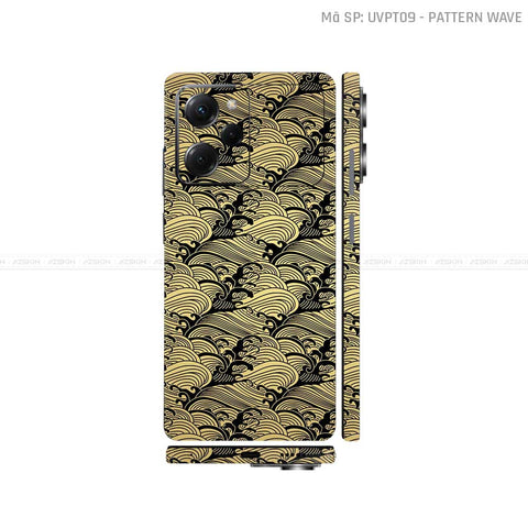 Dán Skin POCO Series Vân Nổi Wave Vàng Đồng | UVPT09