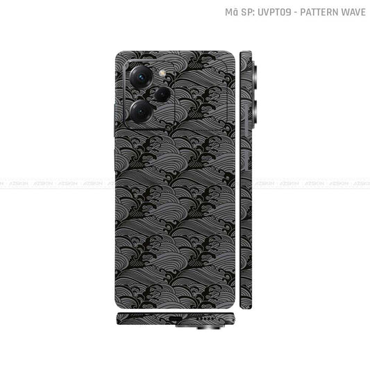 Dán Skin POCO Series Vân Nổi Wave Xám | UVPT09