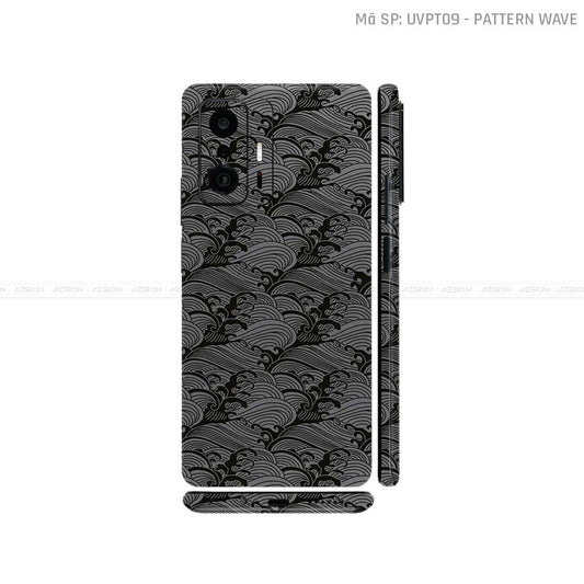 Dán Skin Xiaomi 11 Series Vân Sóng Xám | UVPT09