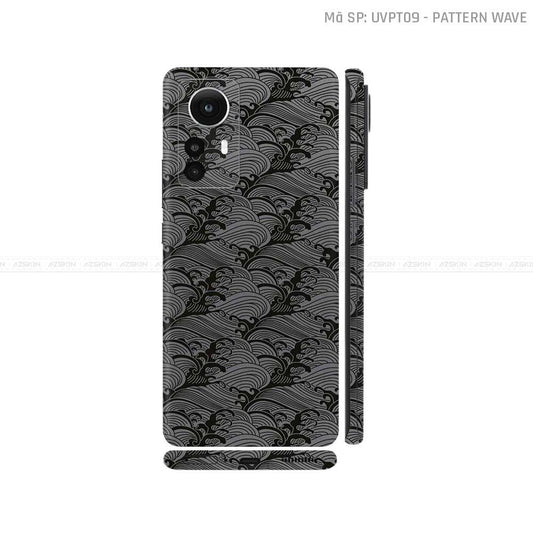 Dán Skin Xiaomi 12 Series Vân Sóng Xám | UVPT09