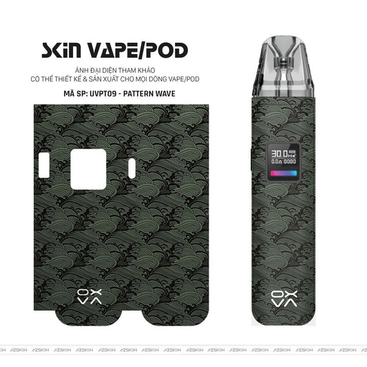 Dán Skin Pod Vân Nổi Pattern Wave Midnight | UVPT09