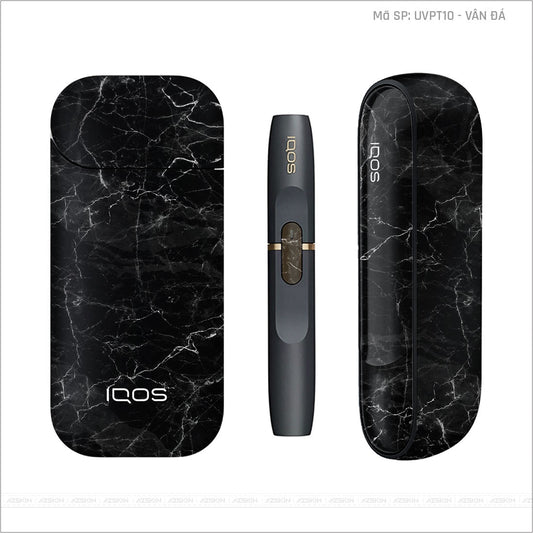 Dán Skin IQOS Vân Đá Đen| UVPT10