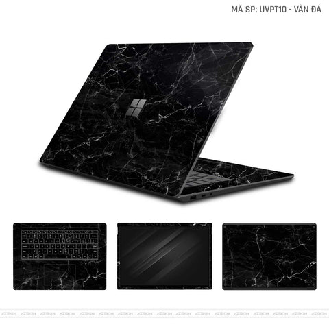 Dán Skin Laptop Surface Vân Đá Đen | UVPT10