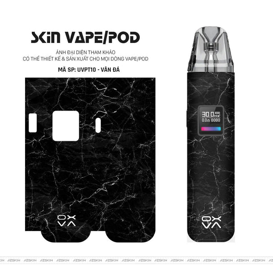 Dán Skin Pod Vân Nổi Vân Đá Đen | UVPT10