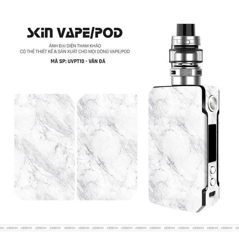 Dán Skin Vape Vân Đá Trắng | UVPT10