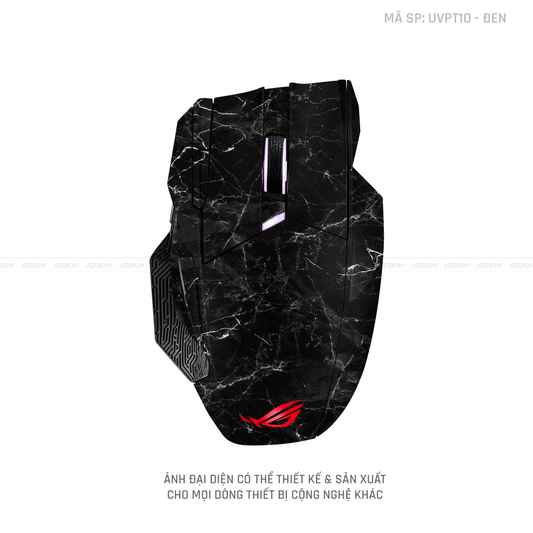 Skin Dán Chuột Asus Vân Nổi Hình Vân Đá Đen | UVPT10