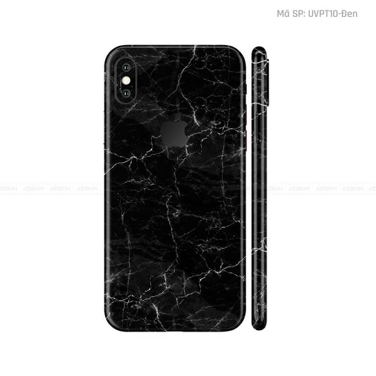 Dán Skin 3M IPhone X Series Vân Đá Đen | UVPT10