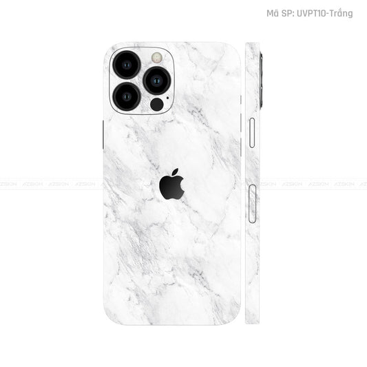 Dán Skin IPhone 14 Series Vân Đá Trắng