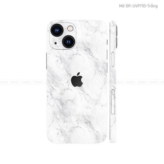 Dán Skin IPhone 14 Series Vân Đá Trắng