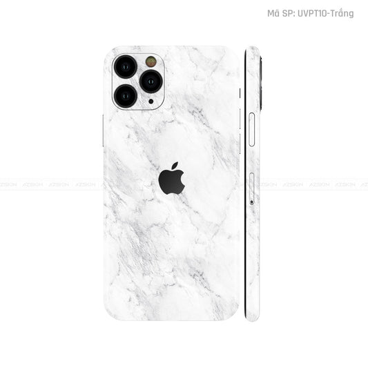 Dán Skin IPhone 11 Series Vân Đá Trắng | UVPT10