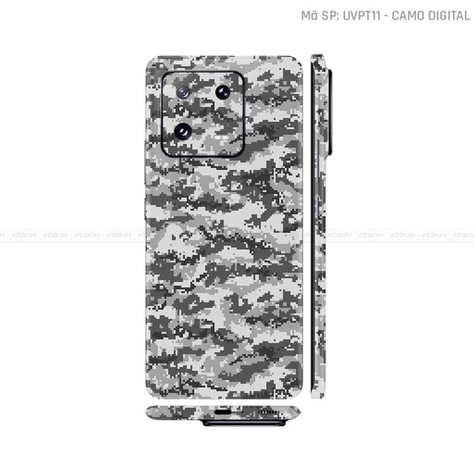 Dán Skin Xiaomi 14 Series Vân Nổi Camo Digital | UVPT11