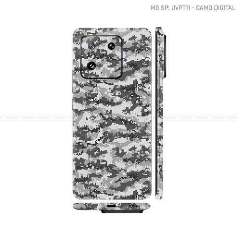 Dán Skin Xiaomi 14 Series Vân Nổi Camo Digital | UVPT11