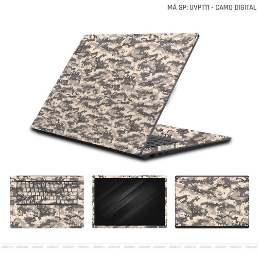 Dán Skin Laptop Lenovo Vân Camo Digital Xa Mạc | UVPT11