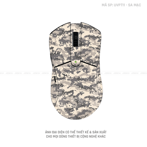 Skin Dán Chuột Dareu Vân Nổi Hình CAMO DIGITAL Sa Mạc | UVPT11