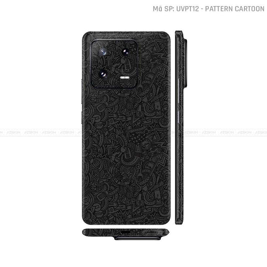 Dán Skin Xiaomi 14 Series Vân Nổi Pattern Cartoon | UVPT12