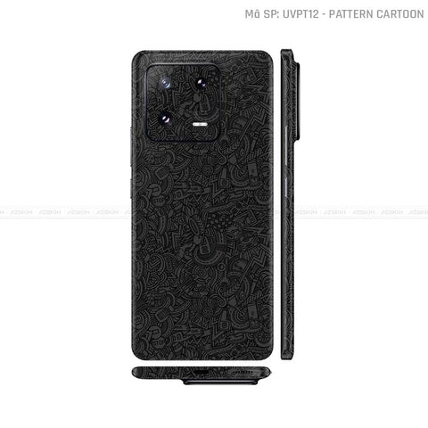 Dán Skin Xiaomi 14 Series Vân Nổi Pattern Cartoon | UVPT12